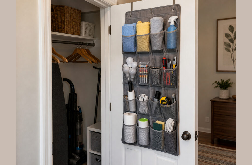 Over the Door Organizers for Small Spaces: Add Storage Without Using Wall or Floor Space