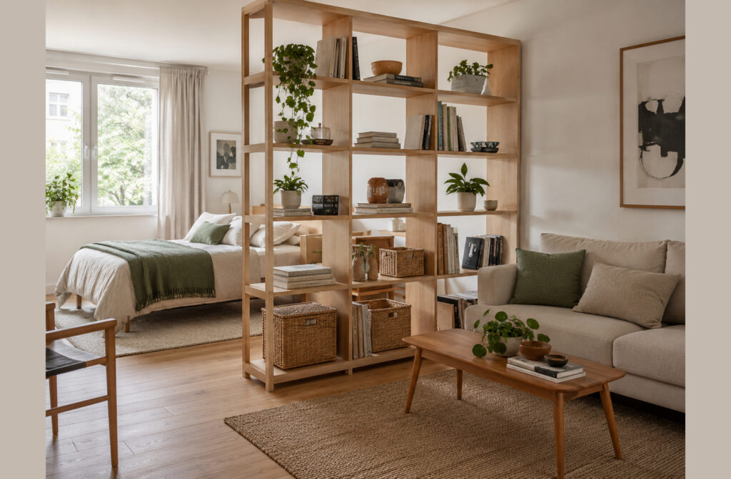 Room Divider Storage: Make the Partition Earn Its Footprint